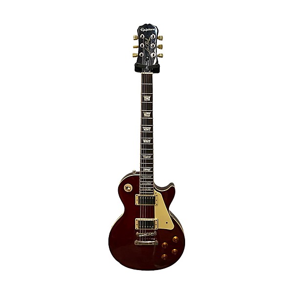 Used Epiphone Les Paul Standard Pro Solid Body Electric Guitar Cherry |  Guitar Center
