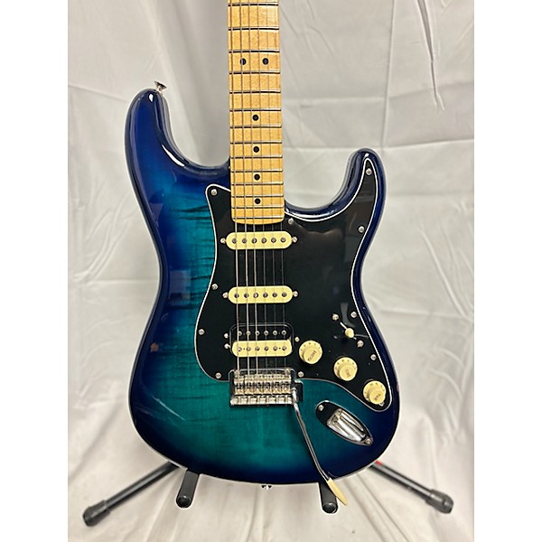 Used Fender Used Fender Player Plus Stratocaster HSS Blue Burst Solid Body Electric Guitar