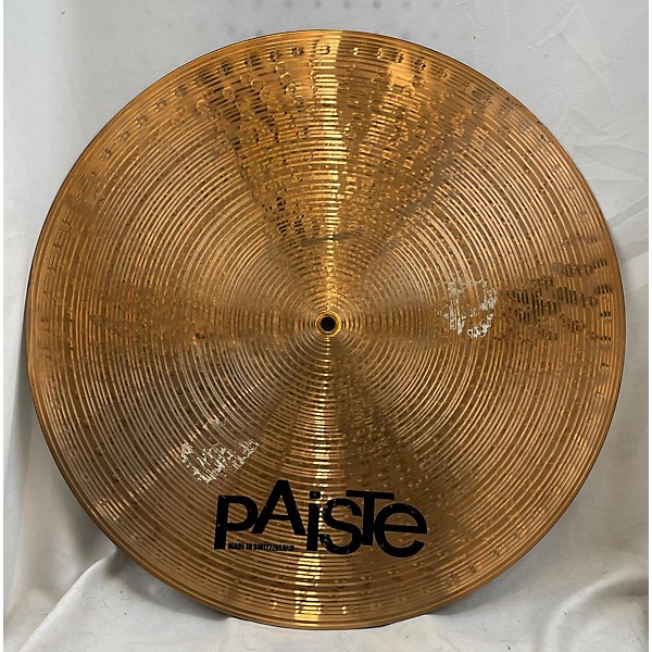 Used Paiste 20in Prototype Flat Ride Cymbal