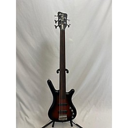 Used Ampeg Used RockBass By Warwick Corvette Classic 5 Almond Burst Transparent Electric Bass Guitar