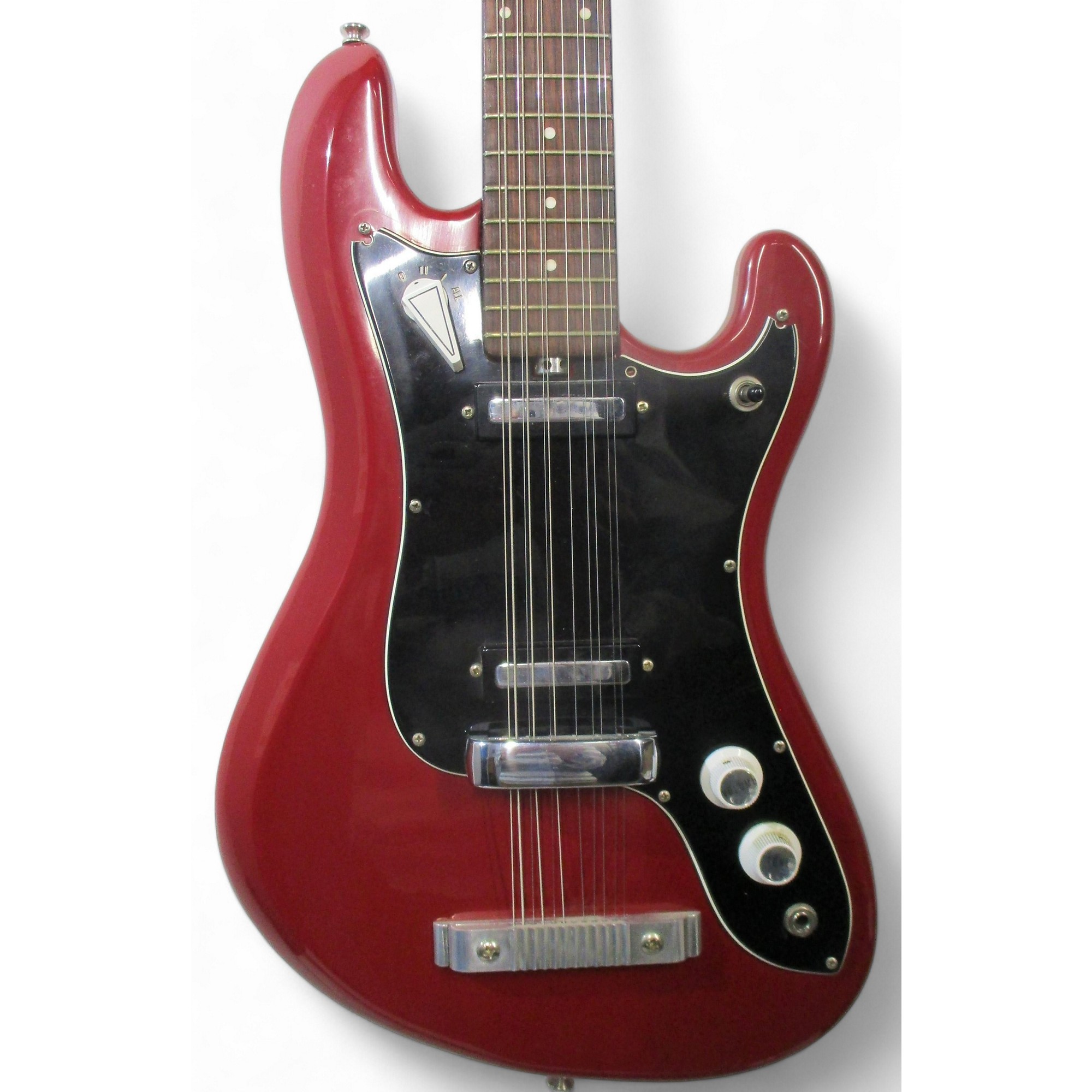 Used EKO Vintage 1960s EKO XII Electric Red Solid Body