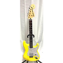 Used Fender Used Fender Tom Delonge Signature Stratocaster Yellow Solid Body Electric Guitar