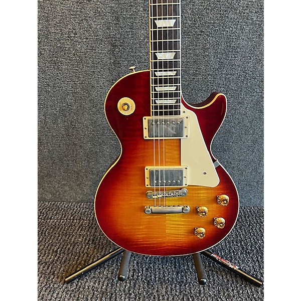 Used 2021 Gibson Les Paul Standard 1950S Neck Cherry Sunburst Solid Body Electric Guitar