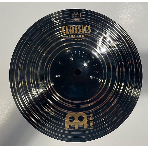 Used MEINL 10in Classic Custom Dark Splash Cymbal