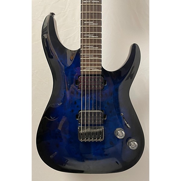 Used Schecter Guitar Research Used Schecter Guitar Research Omen Elite Trans Blue Solid Body Electric Guitar