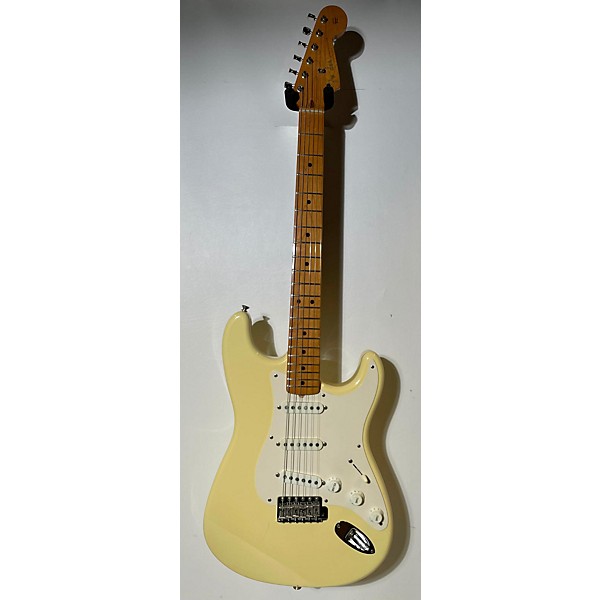 Vintage Fender Vintage 1996 Fender 1957 Reissue Stratocaster Vintage White Solid Body Electric Guitar