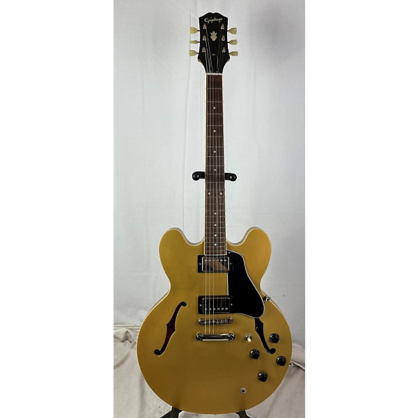 Used Epiphone Used Epiphone ES335 Aztec Gold Hollow Body Electric Guitar