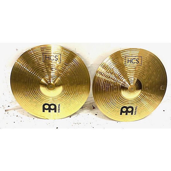 Used MEINL 14in HCS Hi Hat Pair Cymbal