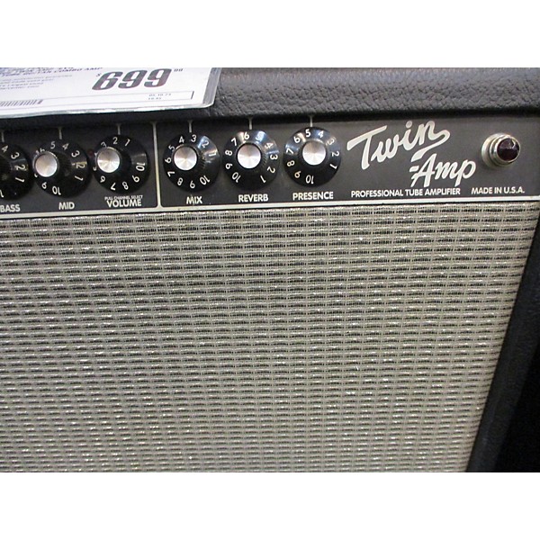 Used Fender 1996 1965 Reissue Twin Amp "Evil Twin" Tube Guitar Combo Amp