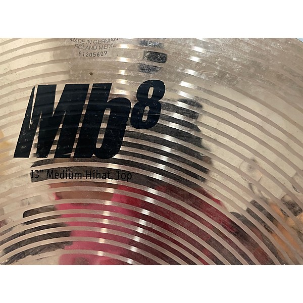 Used MEINL 13in Mb8 Hi Hat Cymbal