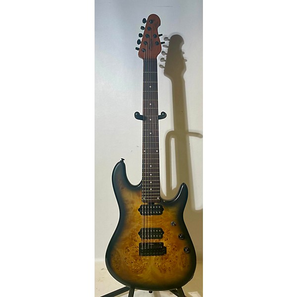 Used Sterling by Music Man Used Sterling By Music Man Jason Richardson 7 String Poplar Burst Solid Body Electric Guitar