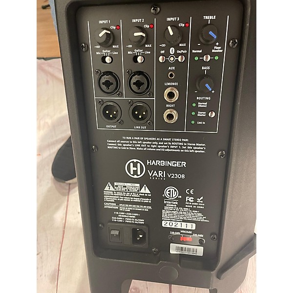 Used Harbinger 2021 V2308 Powered Speaker