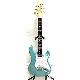 Used PRS Used PRS SE Silver Sky Seafoam Green Solid Body Electric Guitar