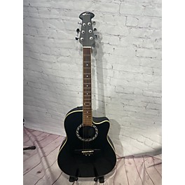 Used Applause Used Applause AE227 Black Acoustic Electric Guitar