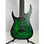 Used Schecter Guitar Research Used Schecter Guitar Research KM-7 MKIII LH Standard Toxic Green Solid Body Electric Guitar