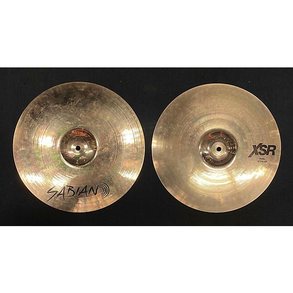 Used SABIAN 14in XSR HI HAT PAIR Cymbal