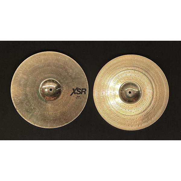 Used SABIAN 14in XSR HI HAT PAIR Cymbal