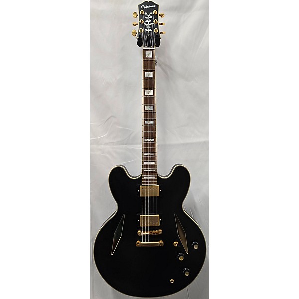 Used Epiphone Used Epiphone EMILY WOLFE SHERATON Black Hollow Body Electric Guitar