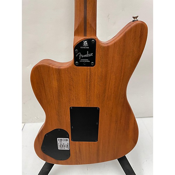 Used Fender Acoustasonic Jazzmaster Acoustic Electric Guitar Mahogany