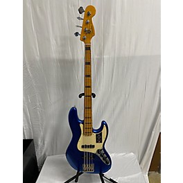 Used Fender Used Fender American Ultra Jazz Bass Blue Electric Bass Guitar