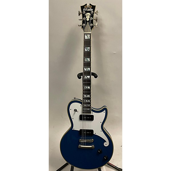 Used D'Angelico Used D'Angelico Deluxe Atlantic Blue Sapphire Solid Body Electric Guitar