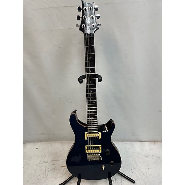 Used PRS Used PRS SE Custom 24 Midnight Blue Solid Body Electric Guitar