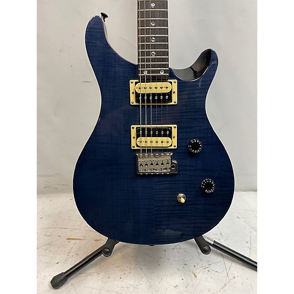 Used PRS Used PRS SE Custom 24 Midnight Blue Solid Body Electric Guitar