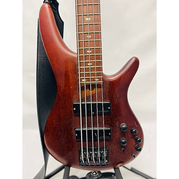 Used Ibanez Used Ibanez SR505E Mahogany Electric Bass Guitar