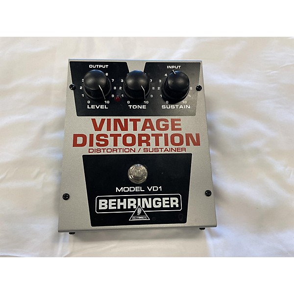Used Behringer Vd1 Vintage Distortion Effect Pedal