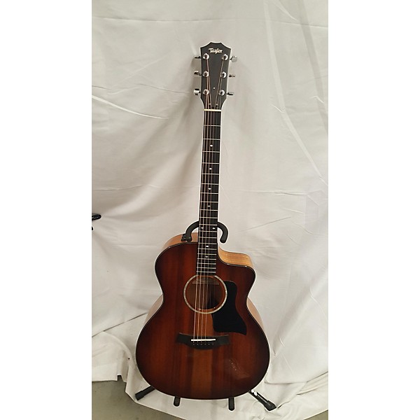 Used Taylor 224CEKDLX Sunburst Acoustic Electric Guitar