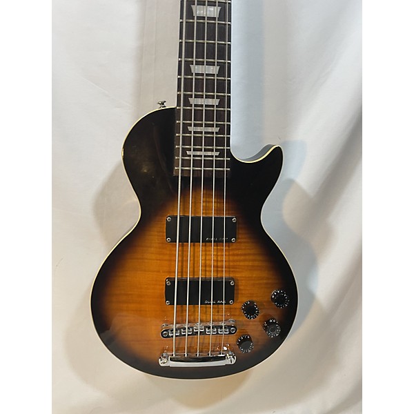 Used Epiphone Les Paul Standard 5 String Electric Bass Guitar