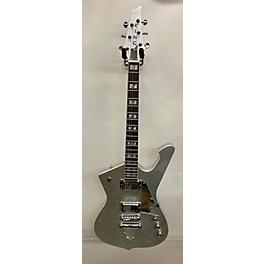 Used King Used King Ice Style Silver Sparkle Solid Body Electric Guitar