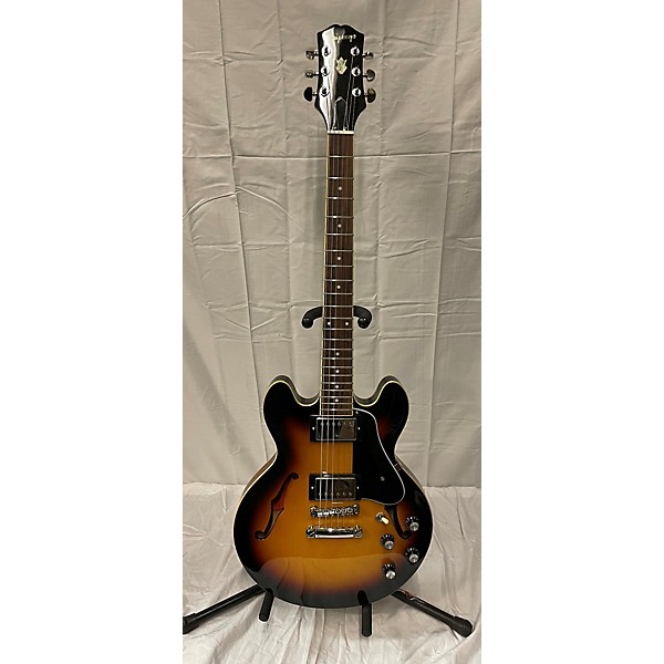 Used Used Epiphone ES339 3 Tone Sunburst Hollow Body Electric Guitar