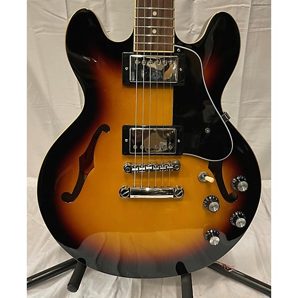 Used Used Epiphone ES339 3 Tone Sunburst Hollow Body Electric Guitar