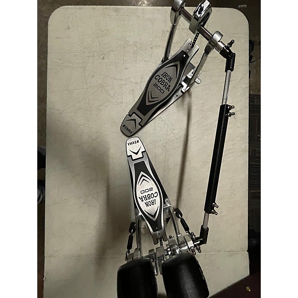 Used TAMA IRON COBRA 200 DOUBLE KICK Double Bass Drum Pedal