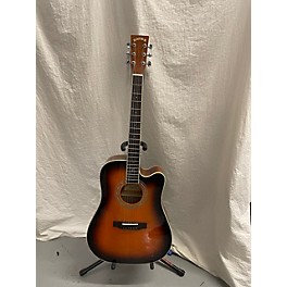 Used Zager Used Zager ZAD-50CE/VS 2 Tone Sunburst Acoustic Electric Guitar