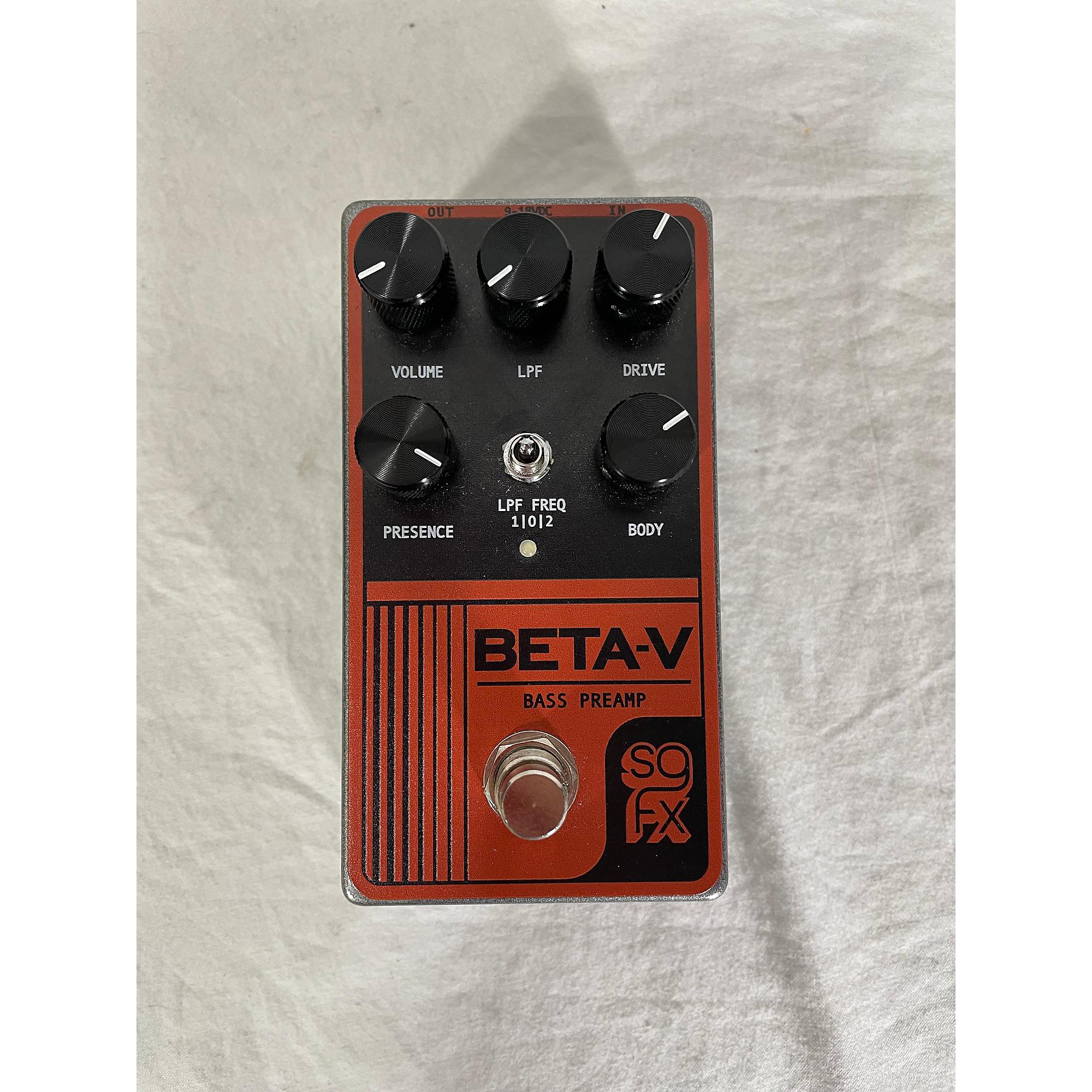 Used SolidGoldFX Beta-v Bass Preamp Bass Effect Pedal | Guitar Center