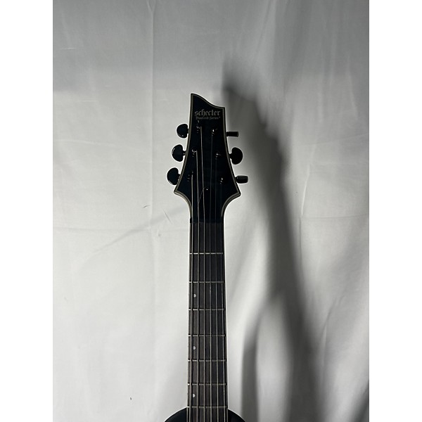 Used Schecter Guitar Research Used Schecter Guitar Research C-1 Platnuim Trans Black Solid Body Electric Guitar