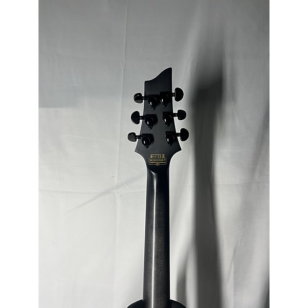 Used Schecter Guitar Research Used Schecter Guitar Research C-1 Platnuim Trans Black Solid Body Electric Guitar