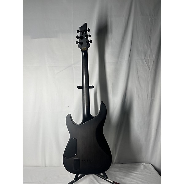 Used Schecter Guitar Research Used Schecter Guitar Research C-1 Platnuim Trans Black Solid Body Electric Guitar