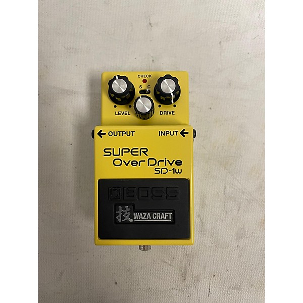 Used BOSS SD1W Super Overdrive Waza Craft Effect Pedal