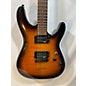 Used Schecter Guitar Research C-6 Elite Orange Burst Solid Body Electric Guitar