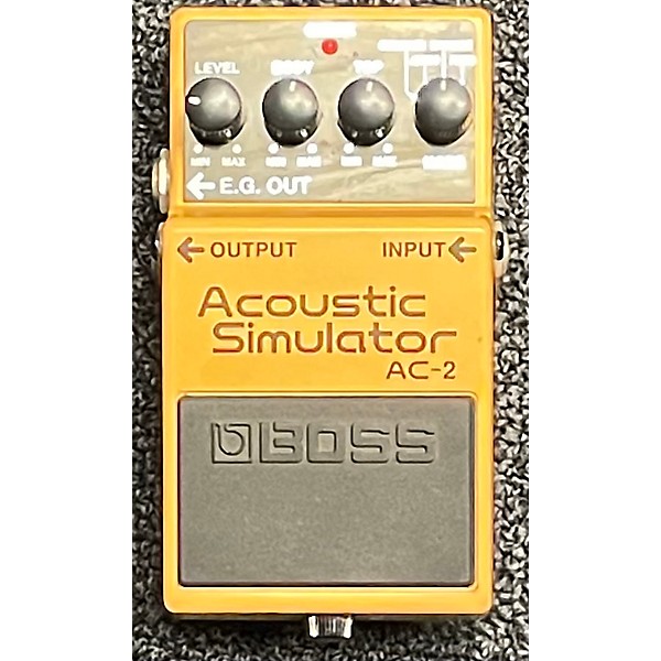 Used BOSS AC2 Acoustic Simulator Effect Pedal