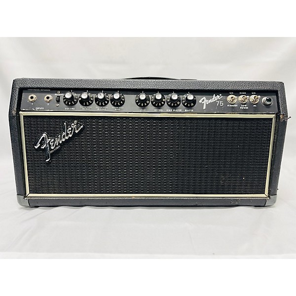 Used Fender 75 75watt Tube Guitar Amp Head Tube Guitar Amp Head