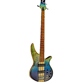 Used Ampeg Used Jackson PRO SERIES SPECTRA CARRIBEAN BLUE Electric Bass Guitar