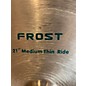 Used Used Aqua 21in Frost Medium Thin Ride Cymbal thumbnail