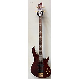 Used Schecter Guitar Research Used Schecter Guitar Research C4 4 String Amber Electric Bass Guitar