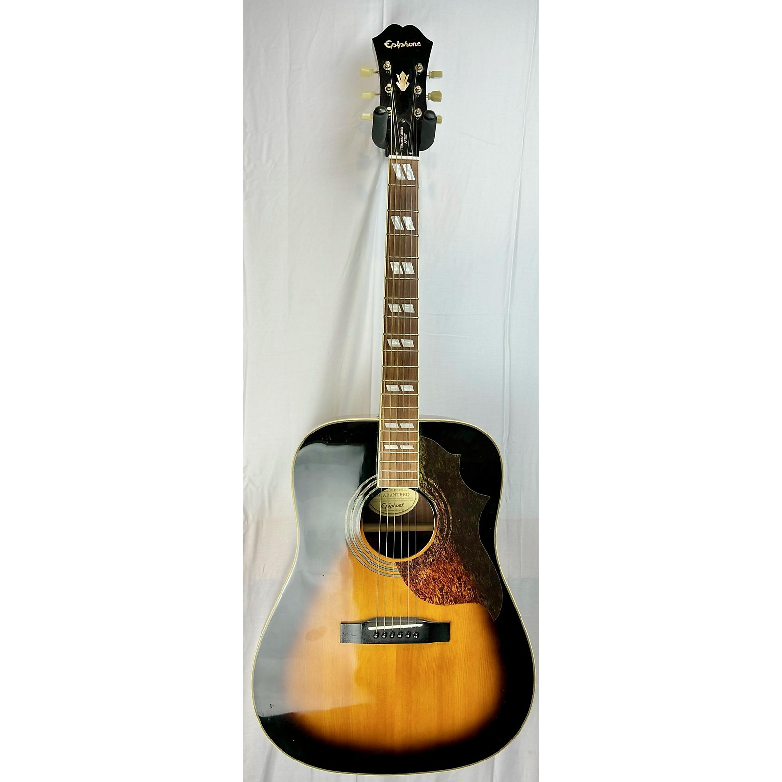 Used Epiphone Hummingbird Artist Acoustic Guitar Tobacco Burst | Guitar  Center