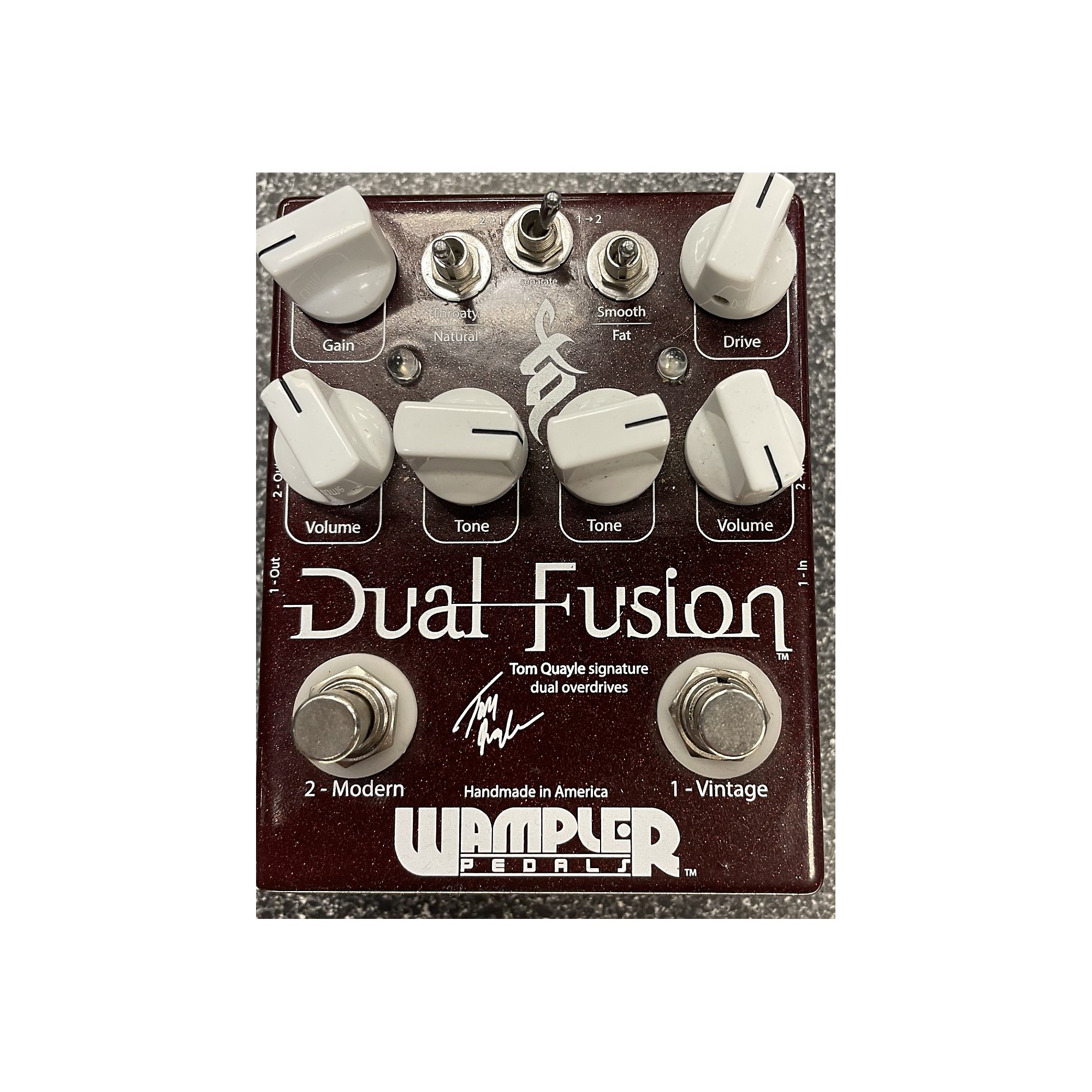 Used Wampler Dual Fusion Tom Quayle Signature Overdrive Effect Pedal |  Guitar Center