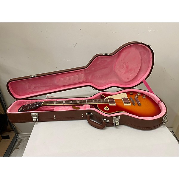 Used Epiphone Used Epiphone 1959 Reissue Les Paul Standard Heritage Cherry Sunburst Solid Body Electric Guitar